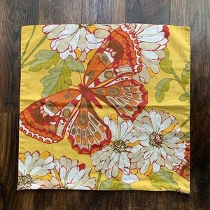 Pottery Barn Butterfly Pillow Cover